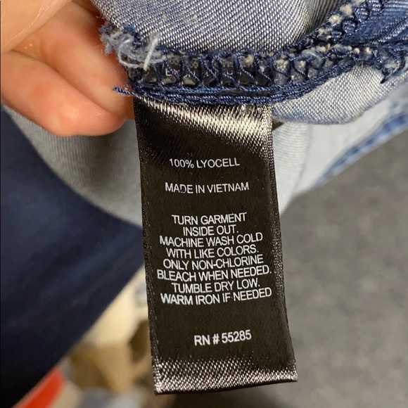 Express Boyfriend Denim Shirt - Picture 6 of 6